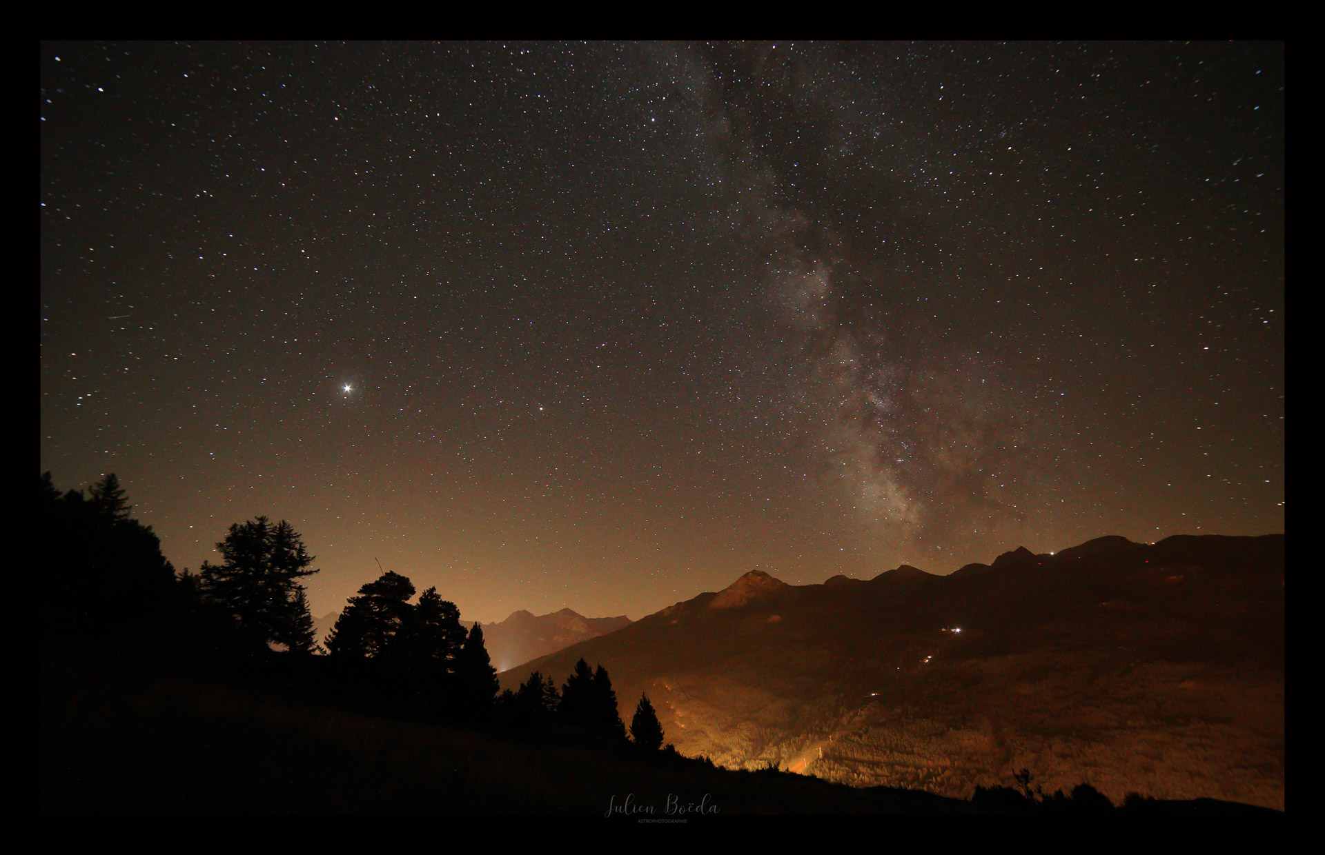 Ciel étoilé au col du Granon